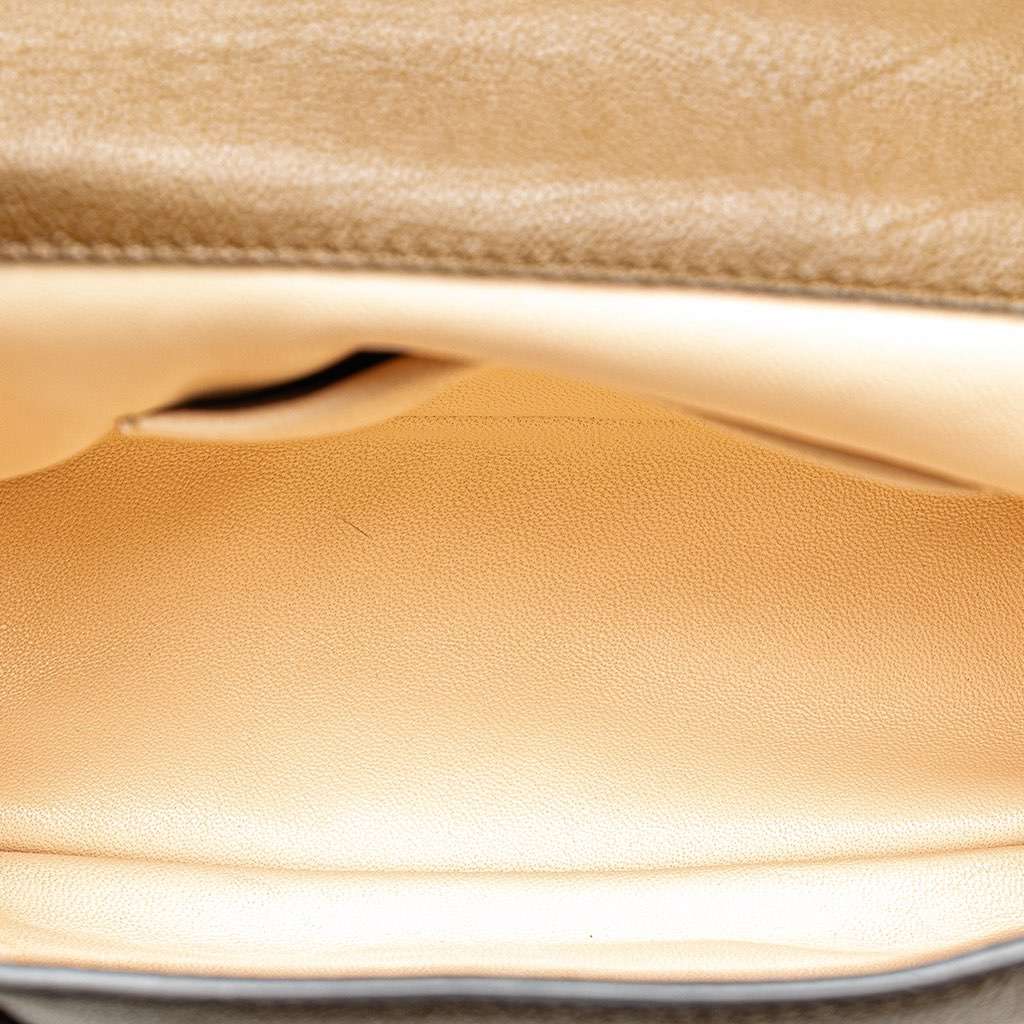 Chloé Small Leather Elsie Crossbody Brown Leather Good condition - Model View