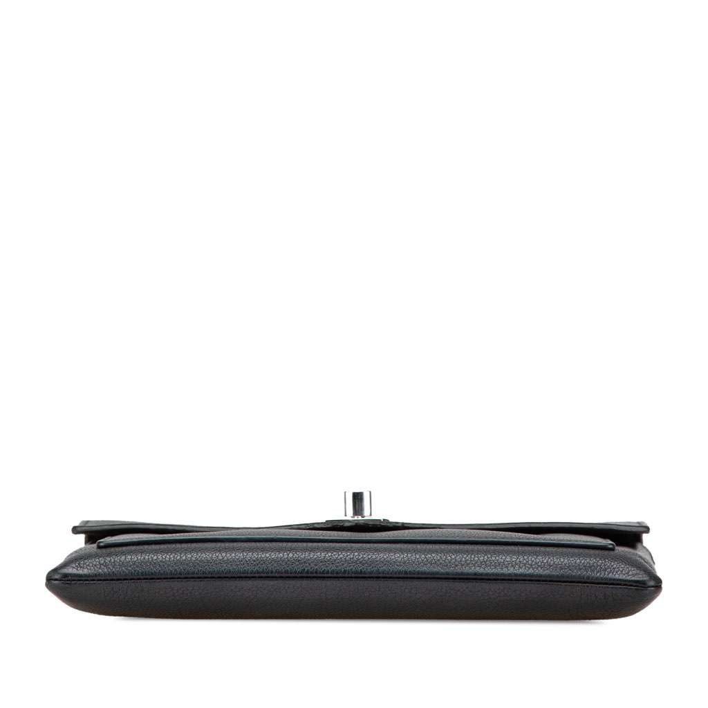 Louis Vuitton MyLockMe Chain Pochette Black Leather Good - Inside View