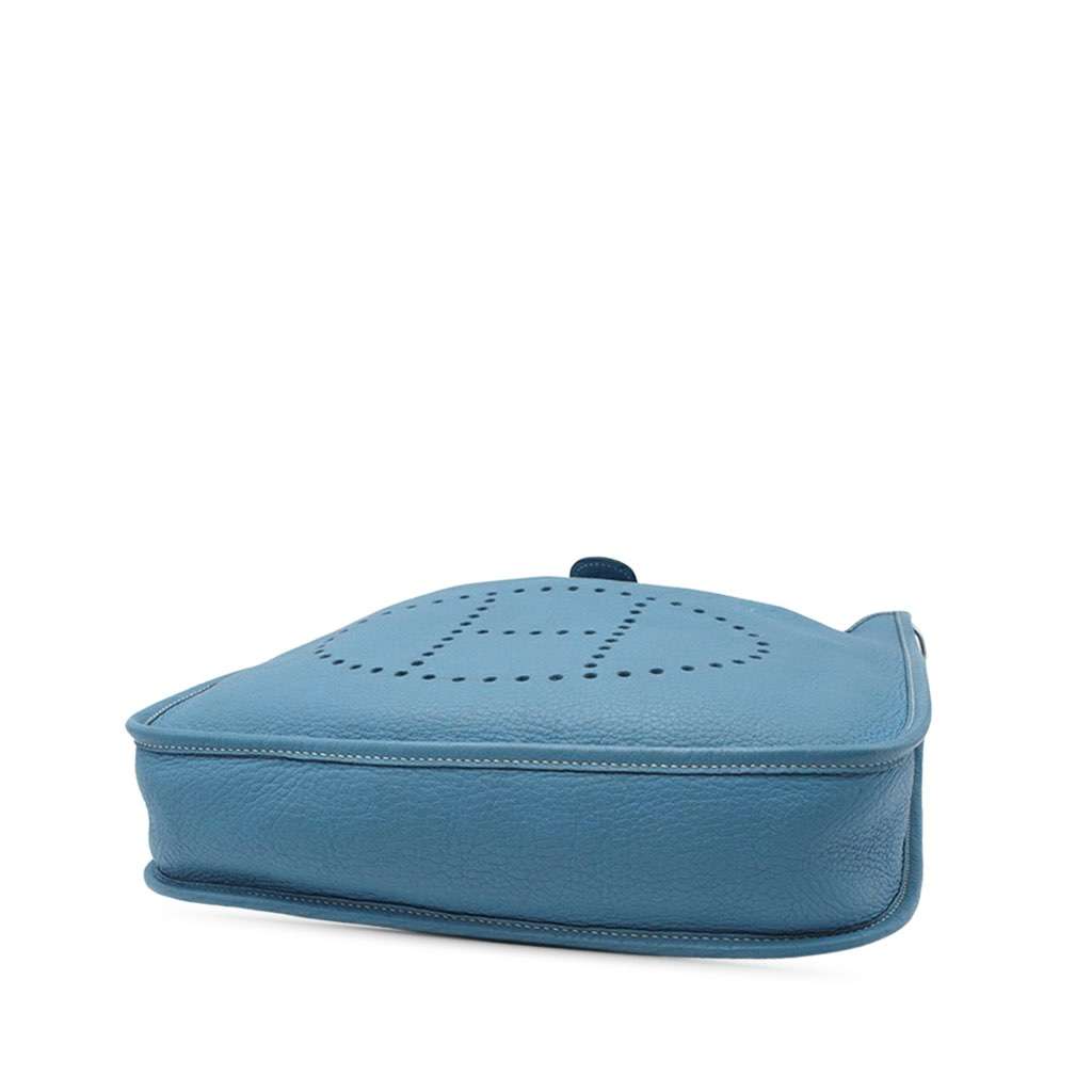 Hermès Clemence Evelyne I GM Blue Leather Very good - Inside View