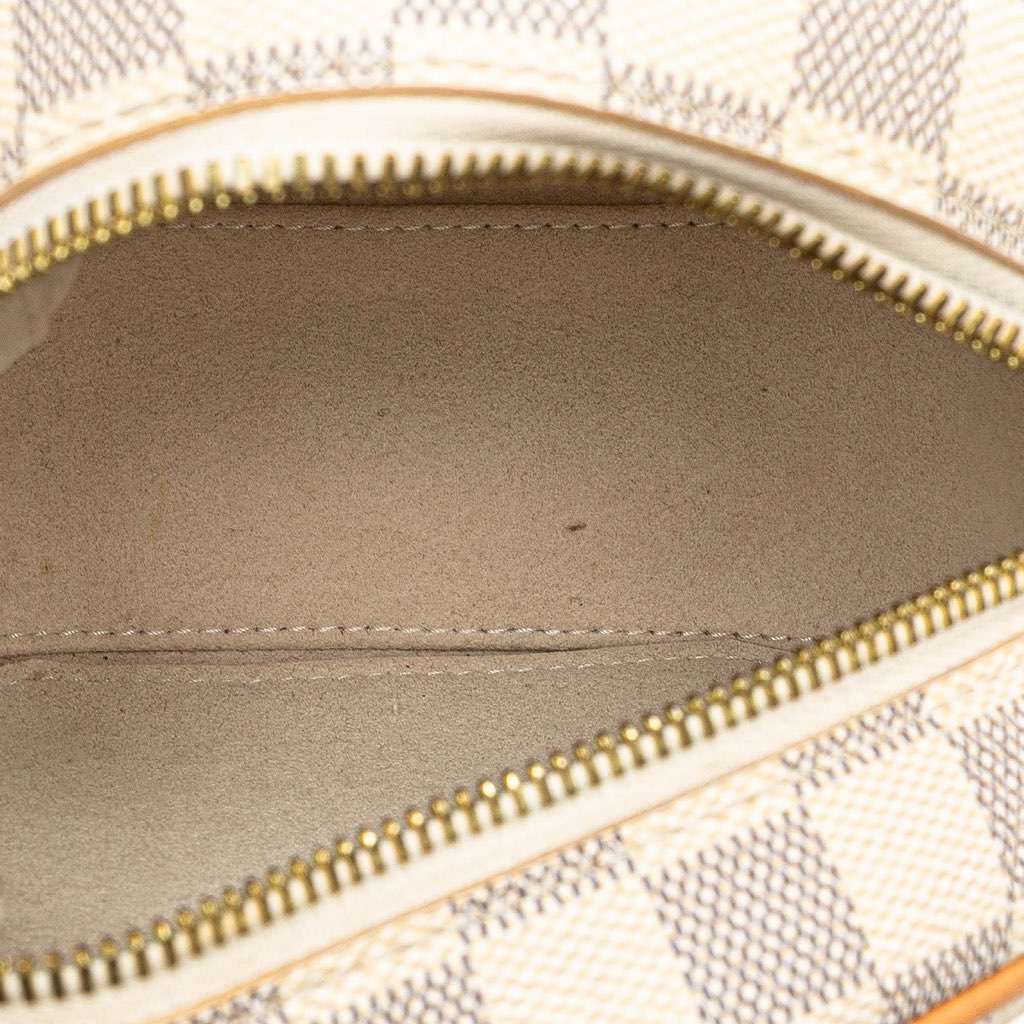 Louis Vuitton Damier Azur Boite Chapeaux Souple PM White Canvas Very good - Model View