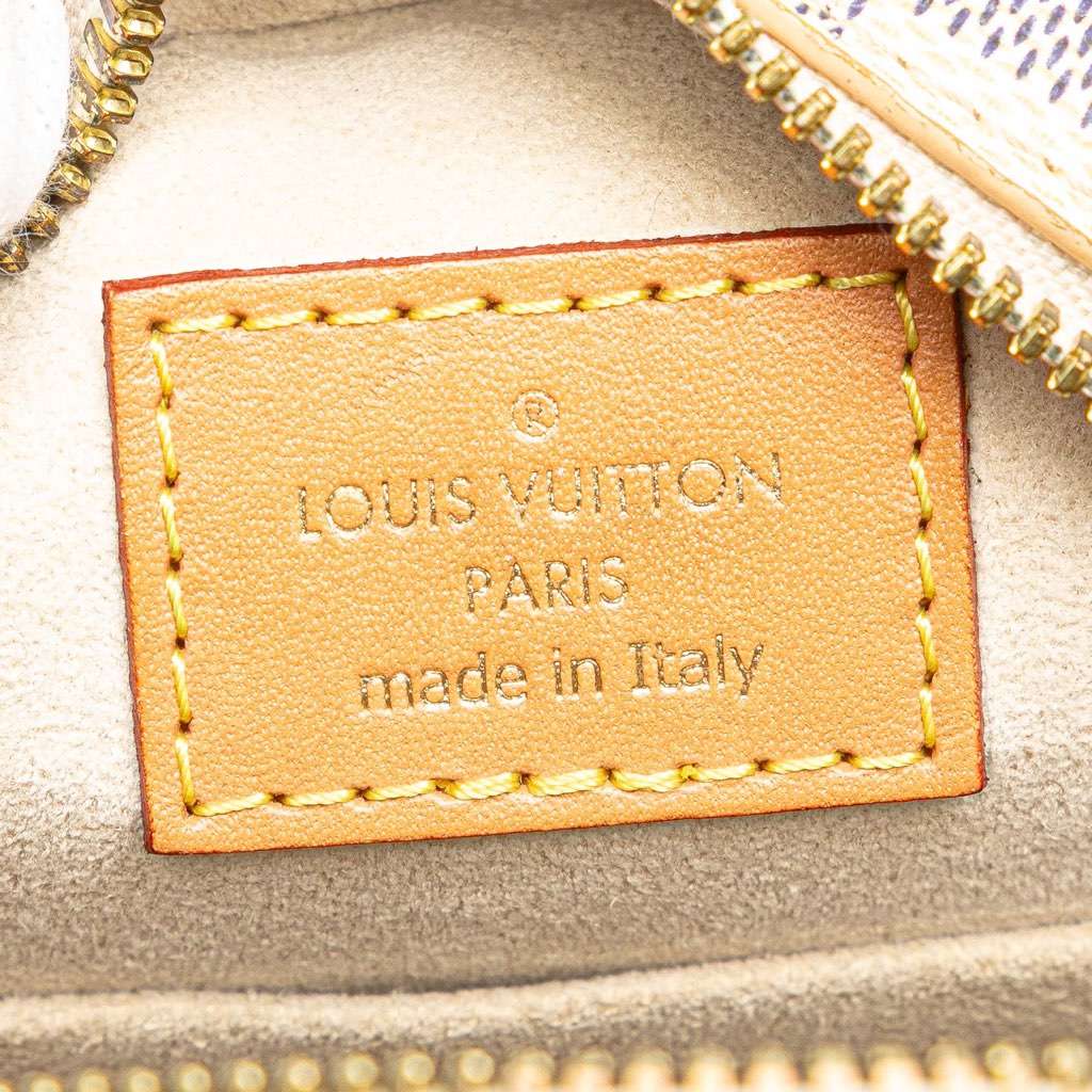 Louis Vuitton Damier Azur Boite Chapeaux Souple PM White Canvas Very good - Box View