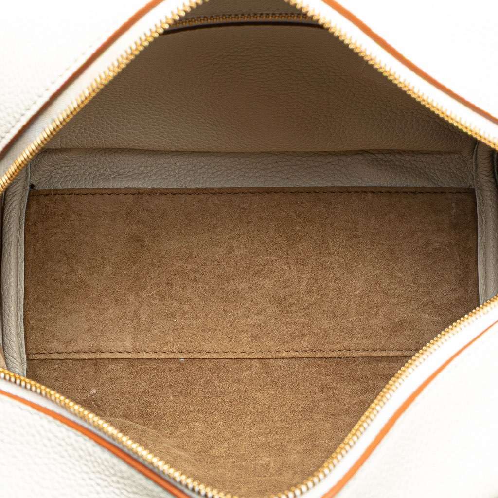 Loewe Leather Amazona Square 19 White Leather Very good - Model View