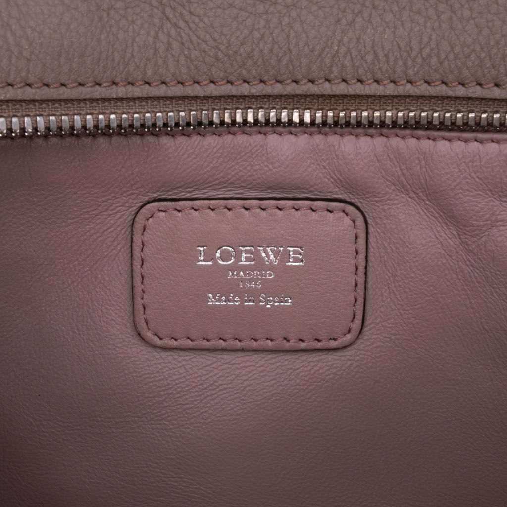 Loewe Tricolor Leather Amazona 28 Pink Leather Fair - Box View