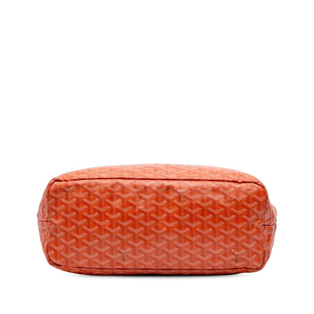 Goyard Goyardine Saint Louis PM Orange Canvas Good - Inside View