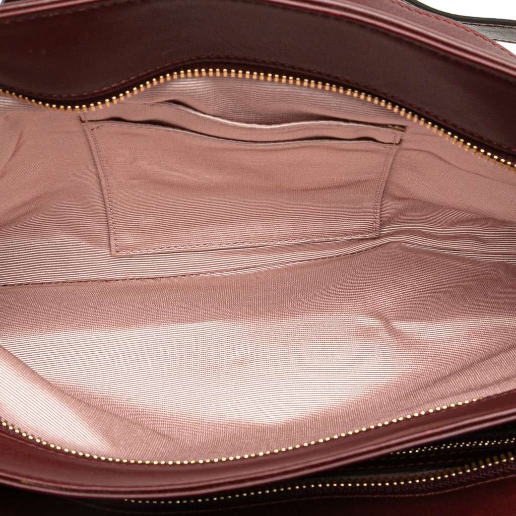 Gucci Large Leather Arli Shoulder Bag Red Leather Very good - Box View