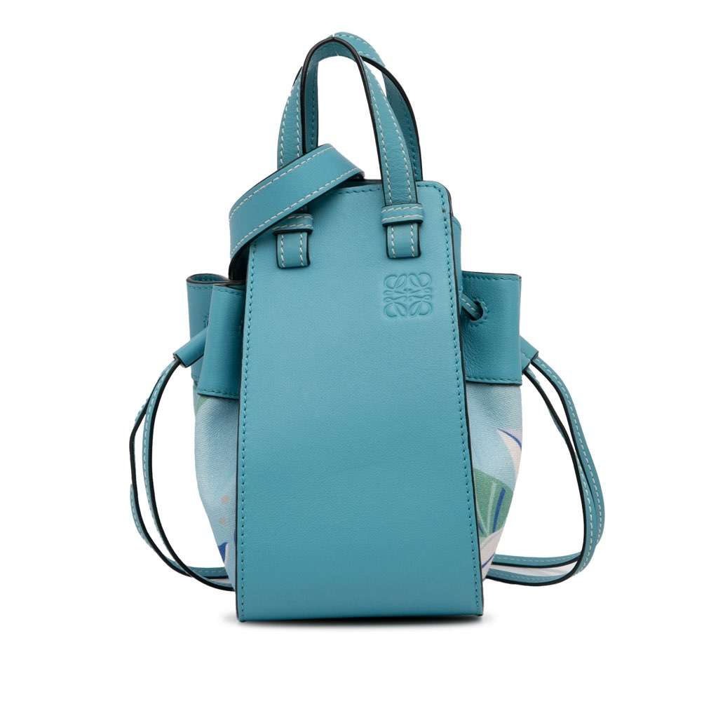 Loewe Paula's Ibiza Mini Hammock Blue Leather Very good condition - Front View