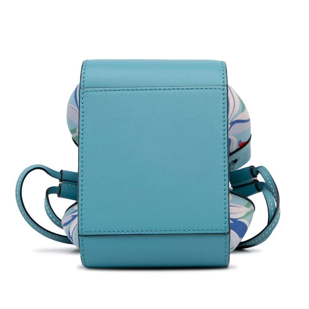 Loewe Paula's Ibiza Mini Hammock Blue Leather Very good condition - Box View
