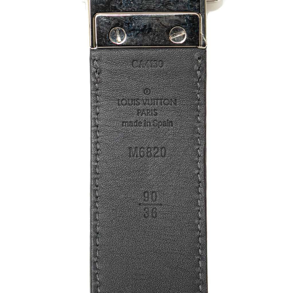 Louis Vuitton Damier Inventeur Belt Black Canvas Good condition - Box View