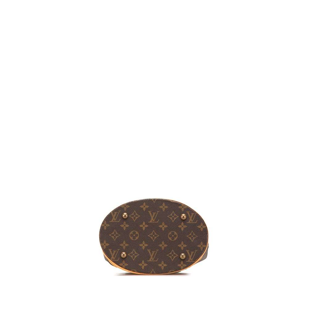 Louis Vuitton Monogram Petit Bucket Brown Canvas Good condition - Inside View