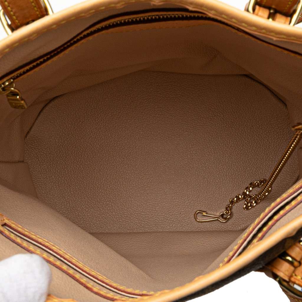 Louis Vuitton Monogram Petit Bucket Brown Canvas Good condition - Model View