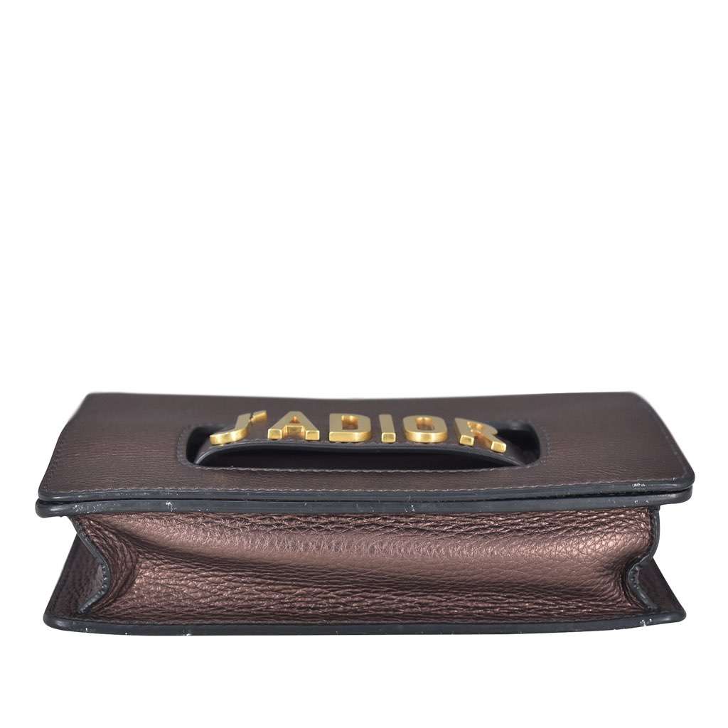 Dior Medium J'Adior Chain Flap Brown Leather Very good - Model View