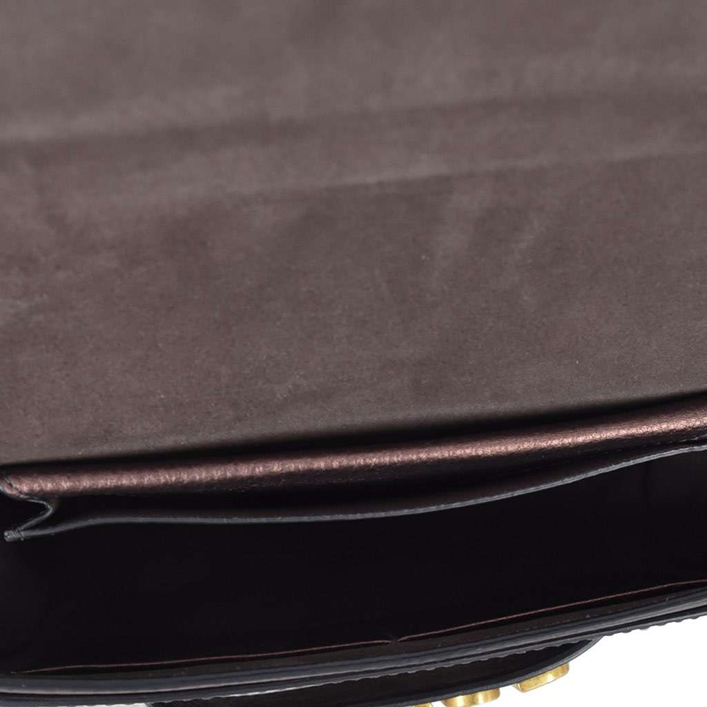 Dior Medium J'Adior Chain Flap Brown Leather Very good - Box View