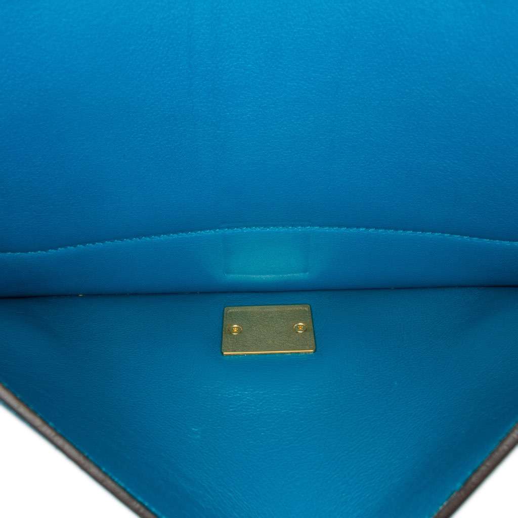 Celine Leather Frame Shoulder Bag Black Leather Very good - Box View
