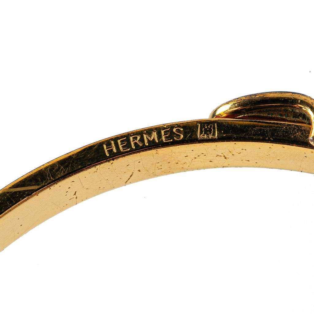 Hermès Epsom Buckle Bracelet Red Leather Good condition - Model View