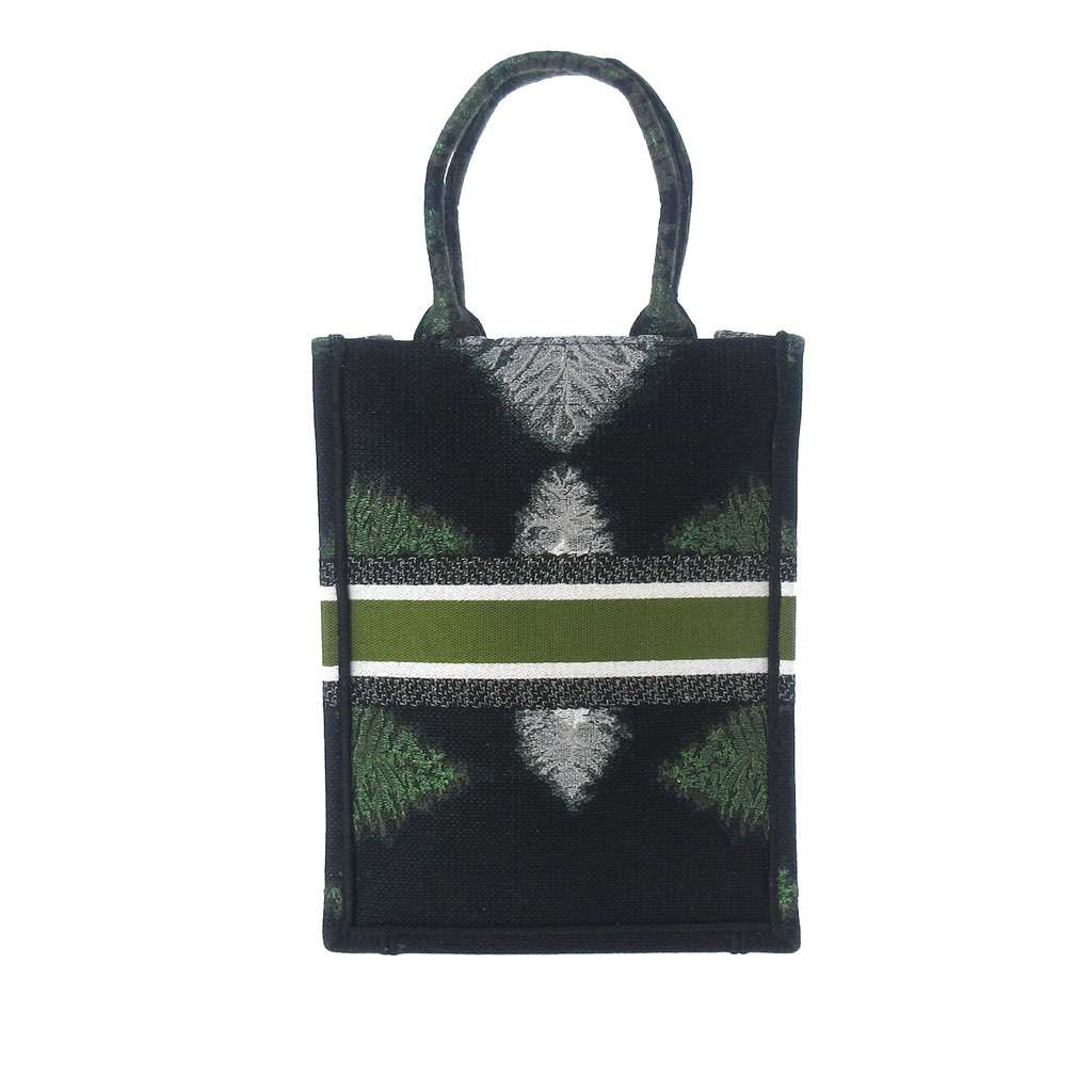 Dior Tie Dye Vertical Book Tote Green Canvas Very good - Inside View