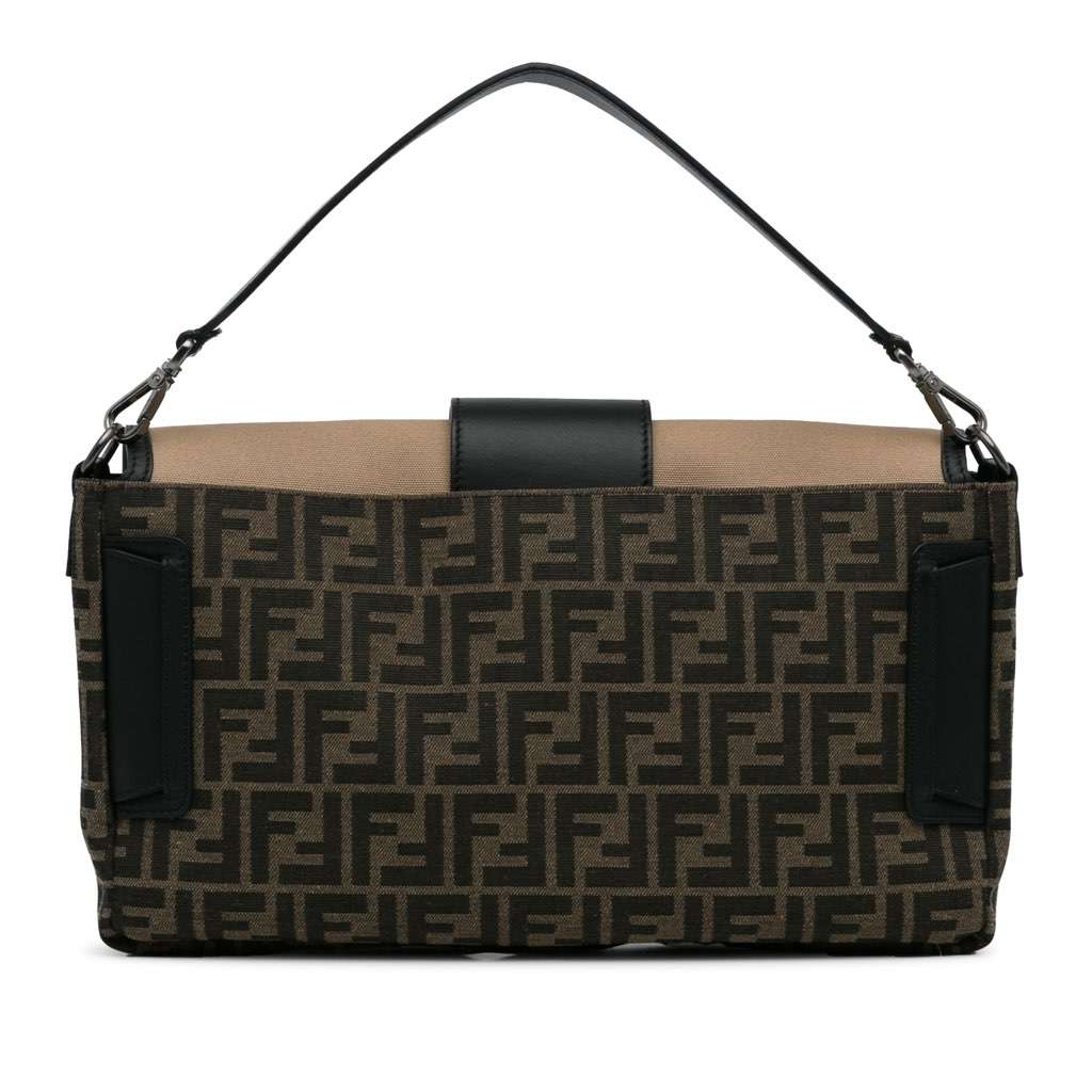 Fendi Large Zucca Canvas Convertible Belt Baguette Brown Canvas Very good - Model View