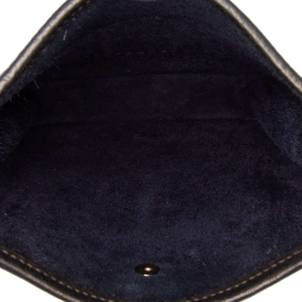 Hermès Clemence Evelyne TPM Blue Leather Good condition - Model View