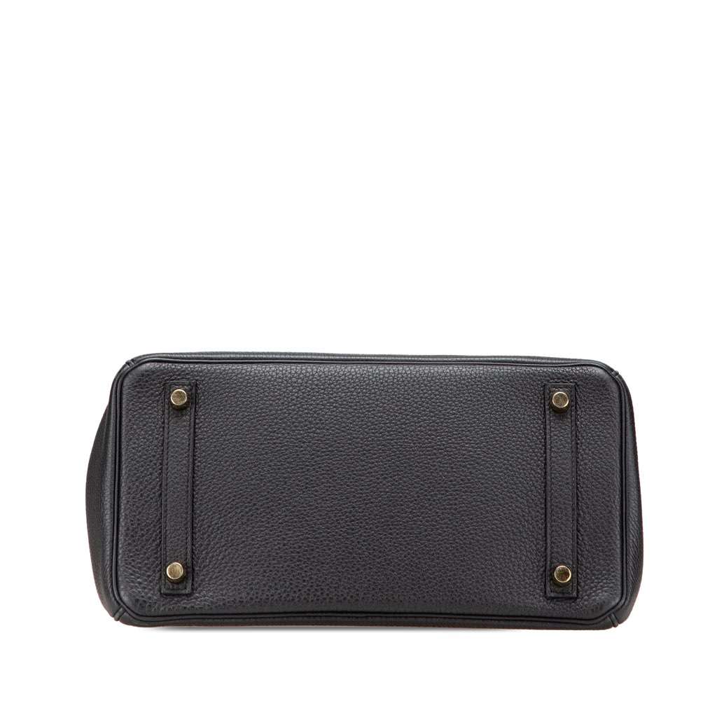 Hermès Togo Birkin Retourne 30 Black Leather Good condition - Inside View