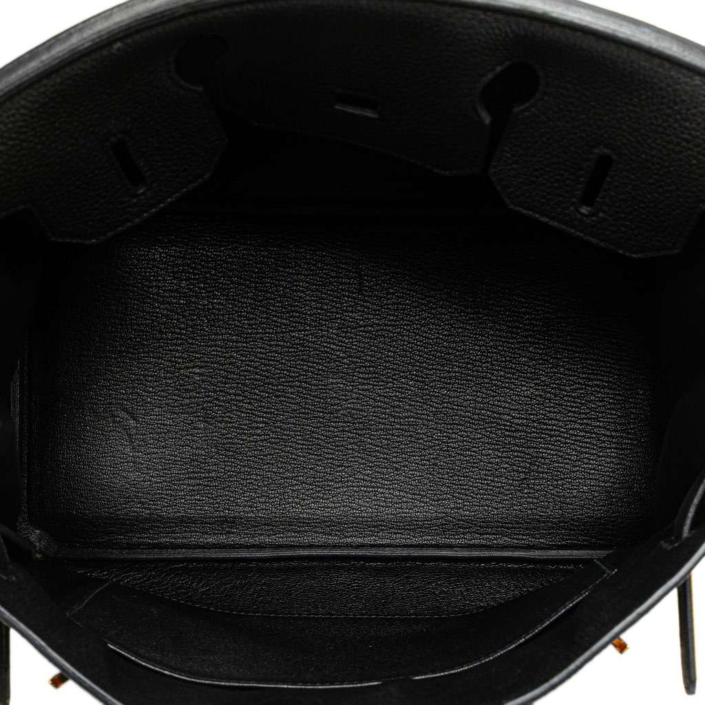 Hermès Togo Birkin Retourne 30 Black Leather Good condition - Model View
