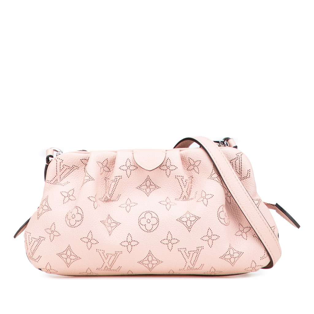 Louis Vuitton Monogram Mahina Scala Mini Pouch Pink Leather Very good - Front View