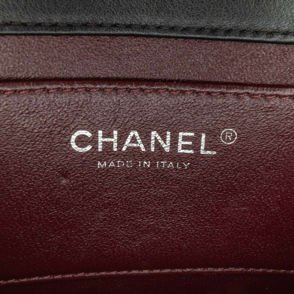 Chanel Mini Calfskin Propeller Flap Black Leather Very good - Box View