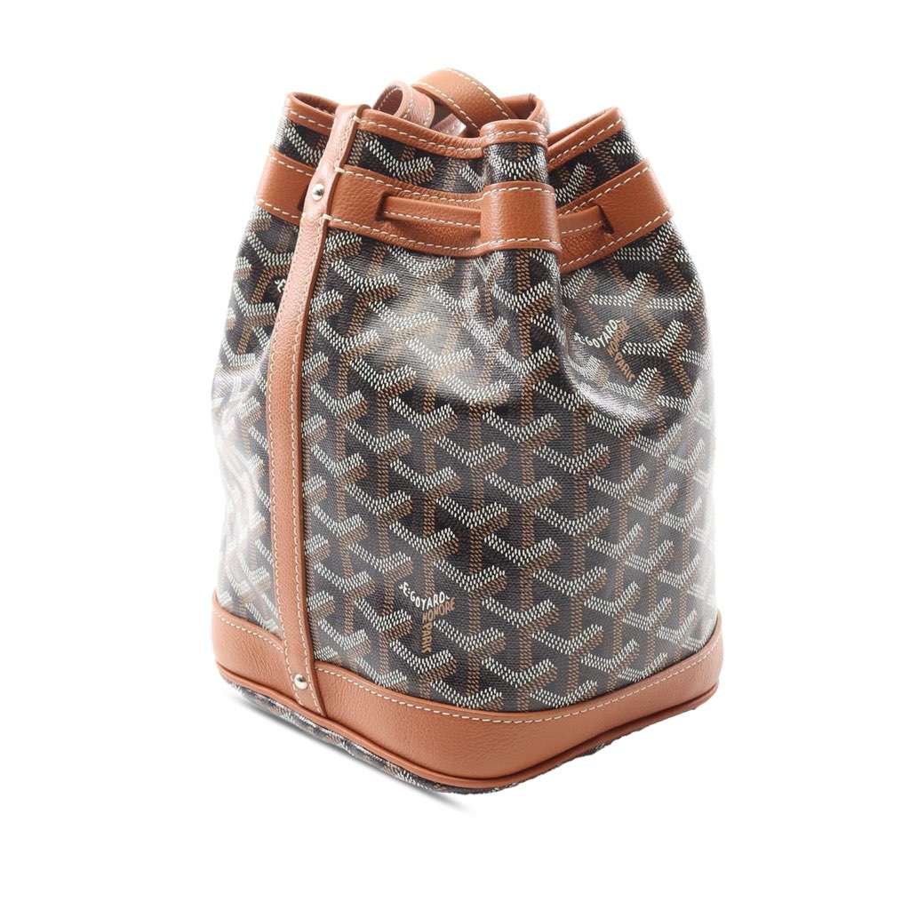Goyard Goyardine Petite Flot Black Canvas Good - Back View