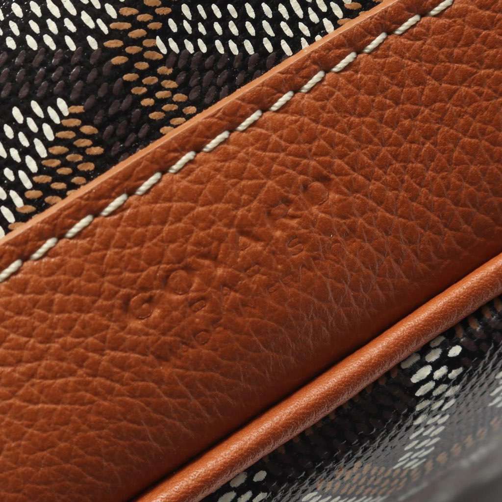 Goyard Goyardine Petite Flot Black Canvas Good - Model View