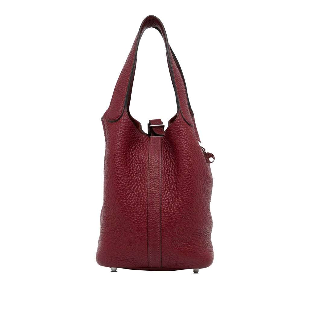 Hermès Clemence Picotin Lock 18 Red Leather Good condition - Model View