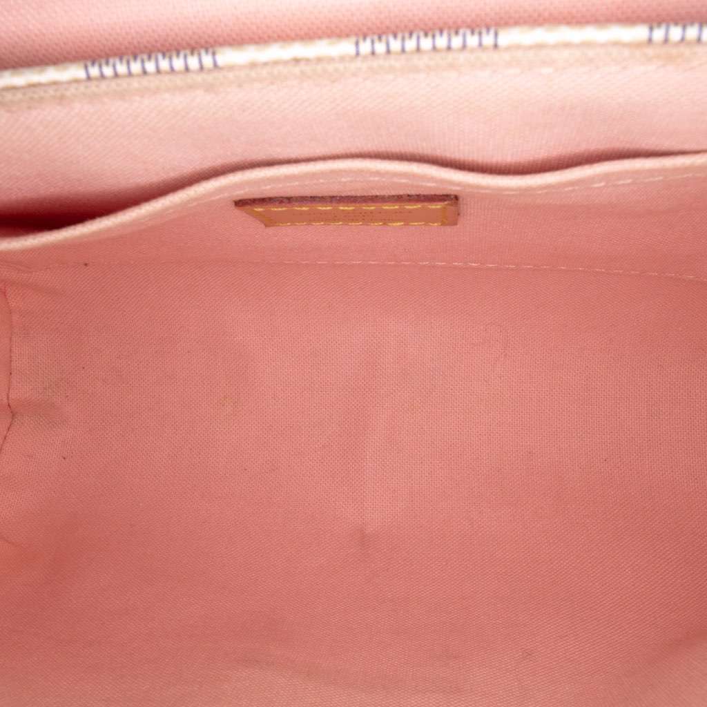 Louis Vuitton Damier Azur Croisette White Canvas Fair - Model View