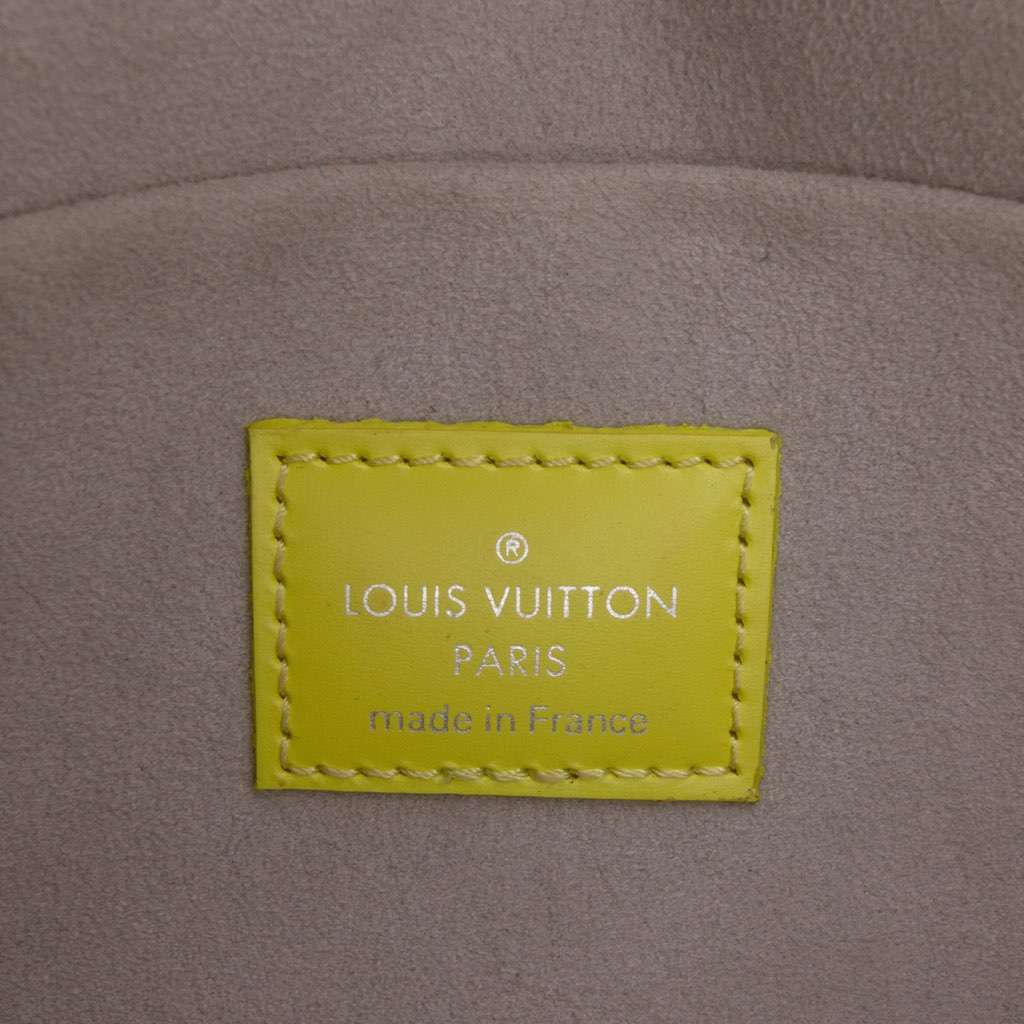 Louis Vuitton Epi Tricolor Pochette Felicie Yellow Leather Very good - Box View