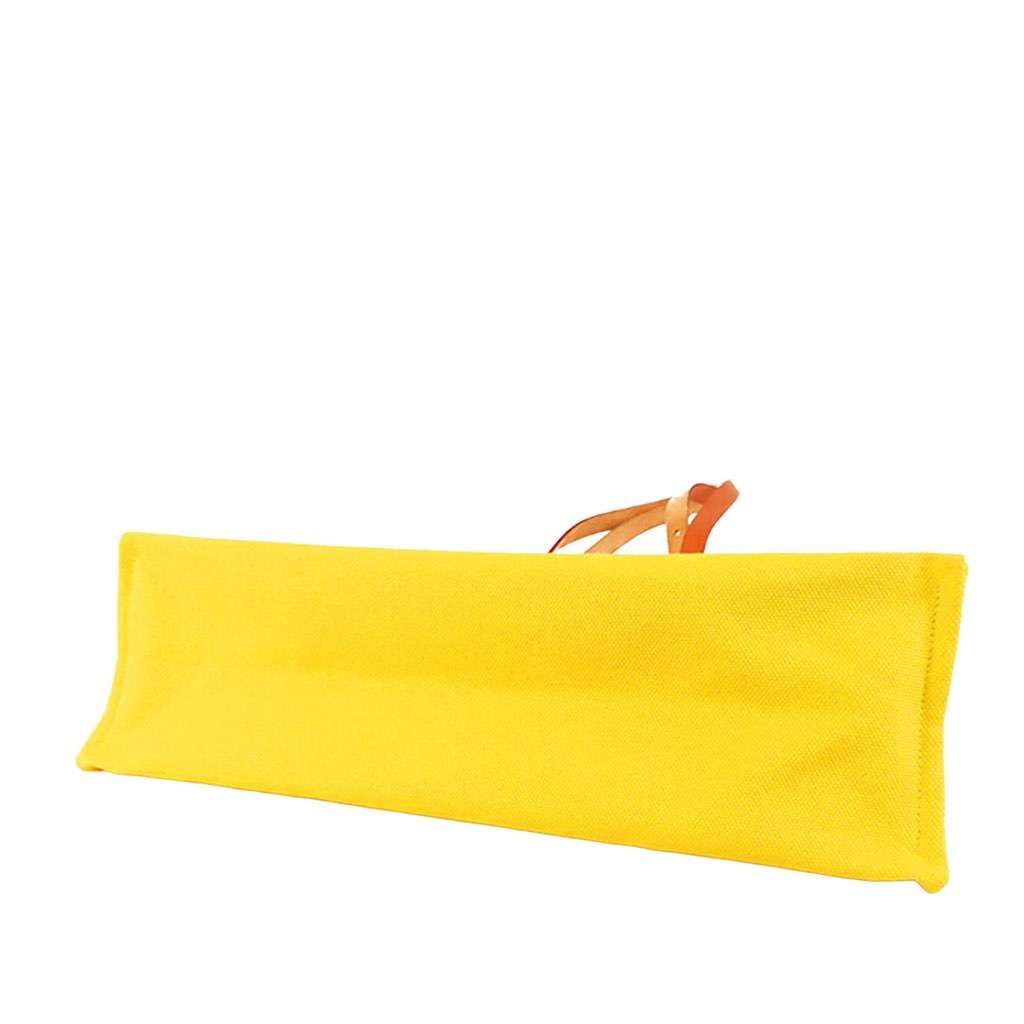 Hermès Toile Etriviere Elan Yellow Canvas Good condition - Inside View