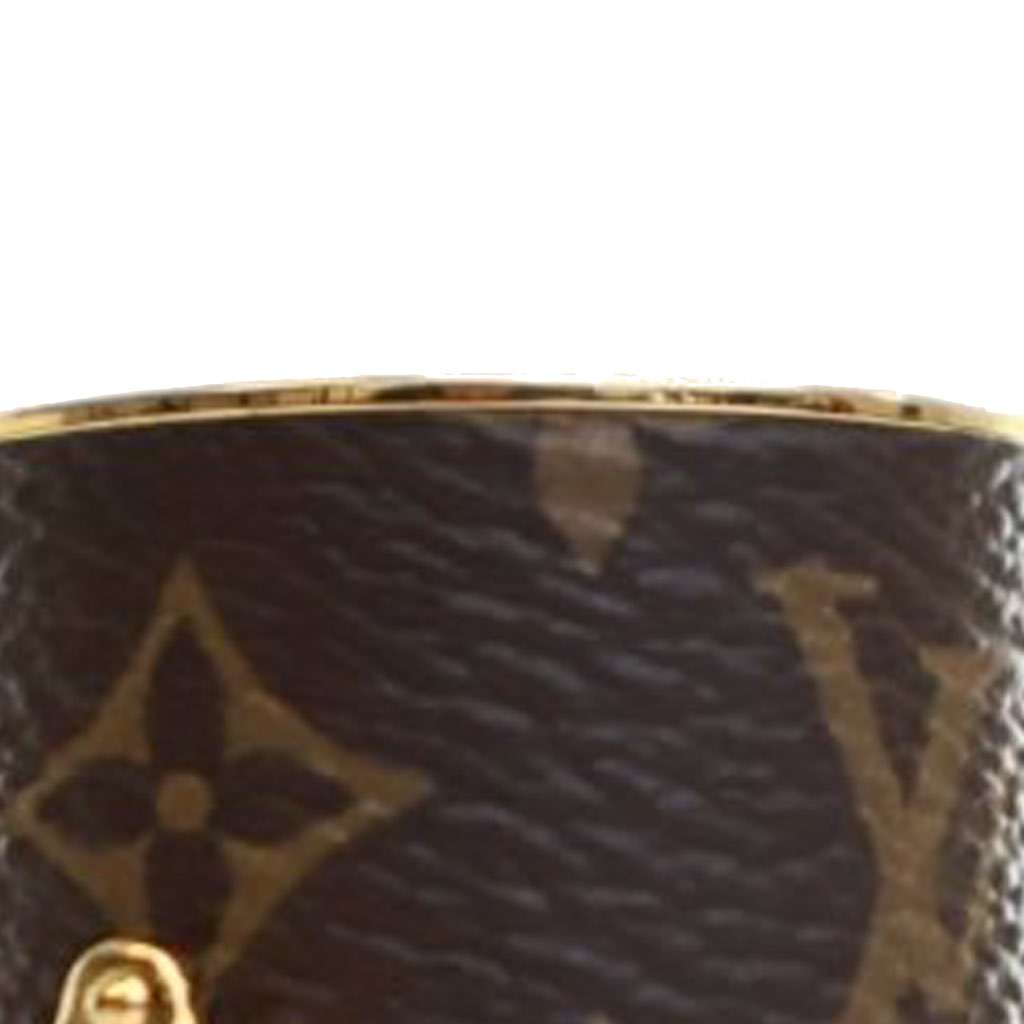 Louis Vuitton Monogram Lipstick Case Brown Canvas Good condition - Box View