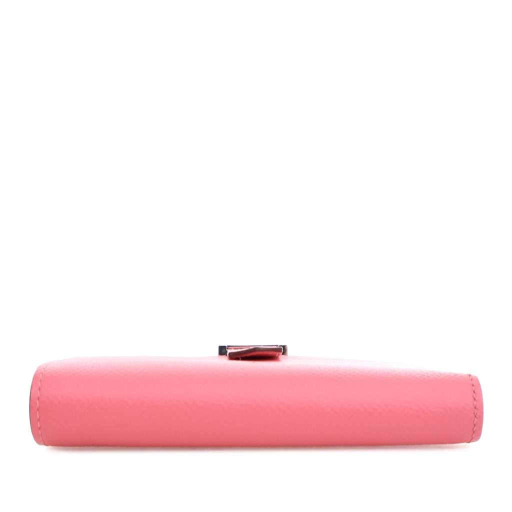 Hermès Epsom Bearn Compact Wallet Pink Leather Good condition - Model View