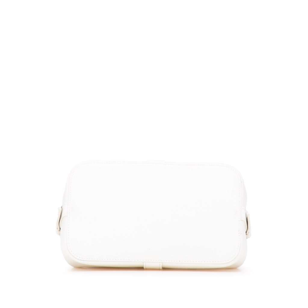 Celine Teen Leather Cabas De France Crossbody White Leather Very good - Inside View