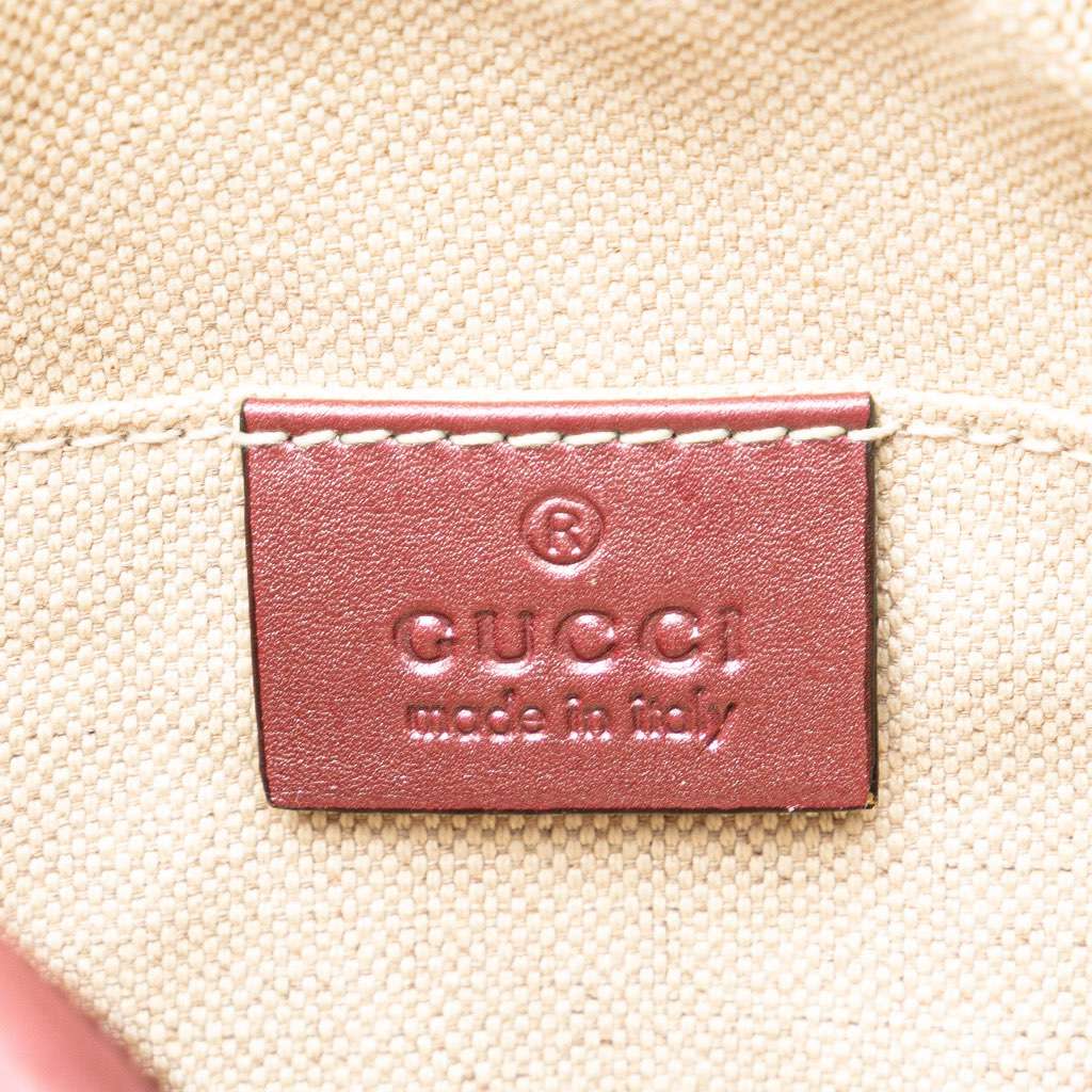 Gucci Metallic Microguccissima Sunshine Disco Camera Bag Pink Leather Good - Box View