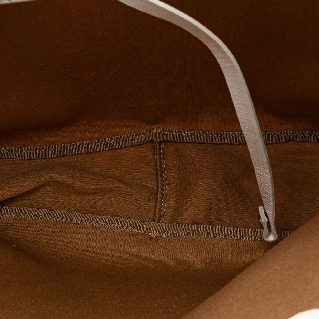 Fendi Zucchino Canvas Tote Brown Canvas Very good - Model View