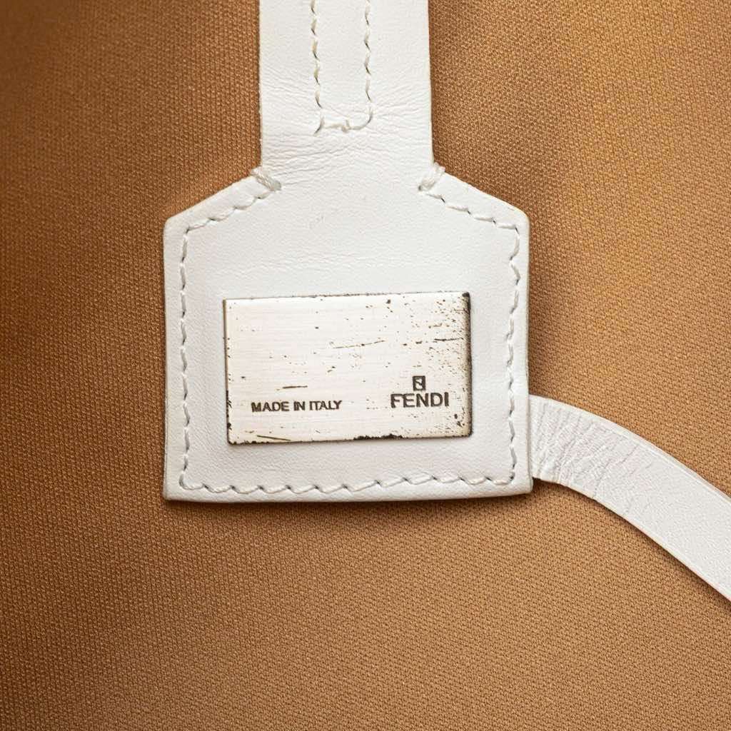 Fendi Zucchino Canvas Tote Brown Canvas Very good - Box View