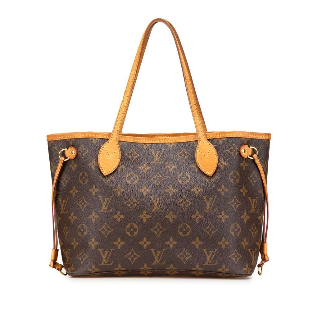 Louis Vuitton Monogram Neverfull PM Brown Canvas Good condition - Front View