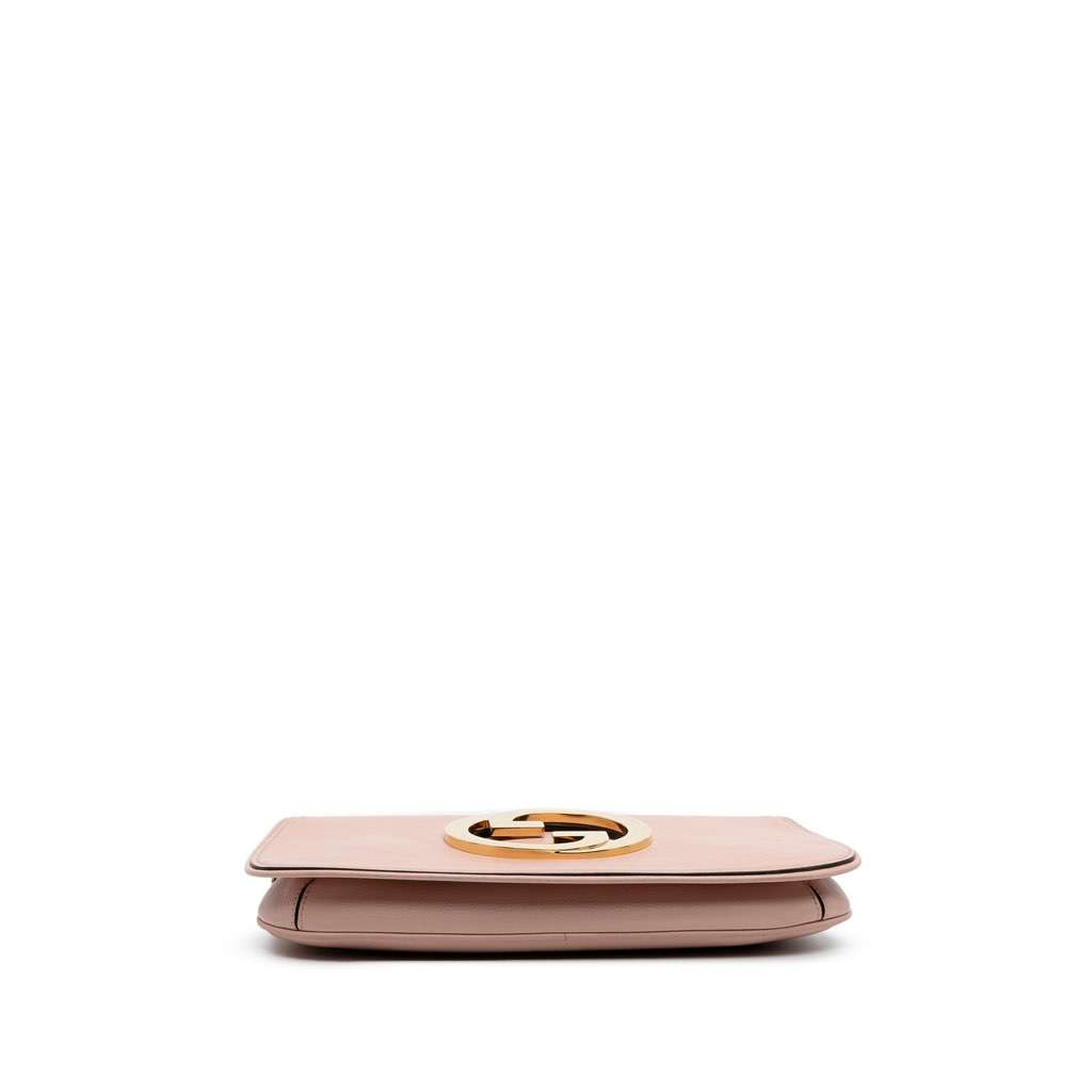 Gucci Calfskin Blondie Chain Satchel Pink Leather Very good condition - Inside View