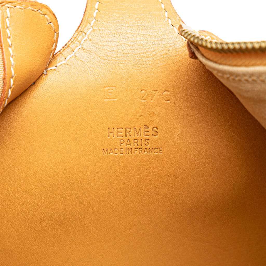 Hermès Denim and Calfskin Sac Doremi 33 Blue Denim Very good condition - Box View