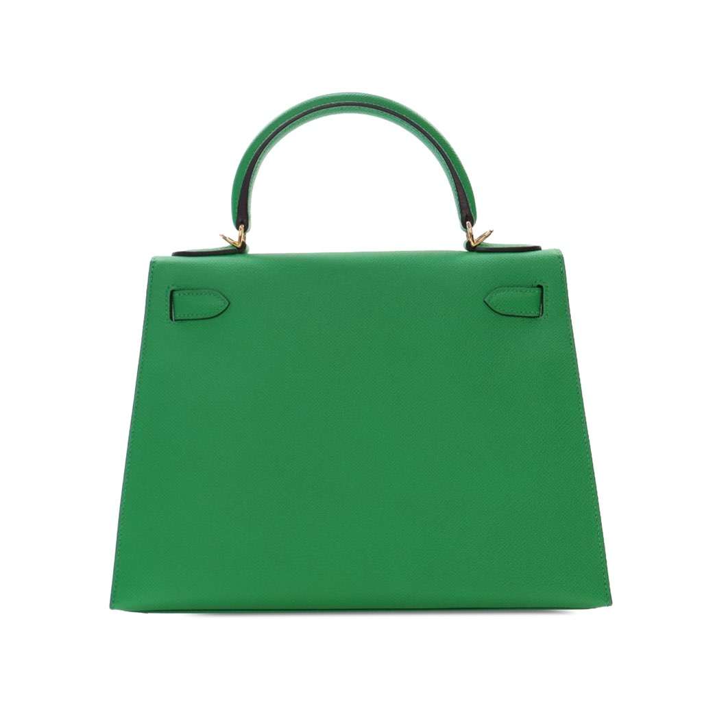 Hermès Epsom Kelly Sellier 28 Green Leather Good condition - Model View