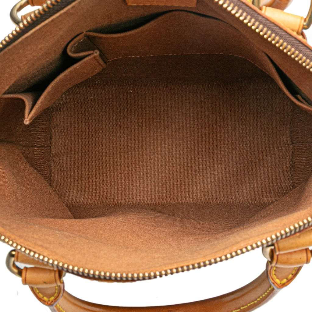 Louis Vuitton Monogram Lockit PM Brown Canvas Very good - Model View
