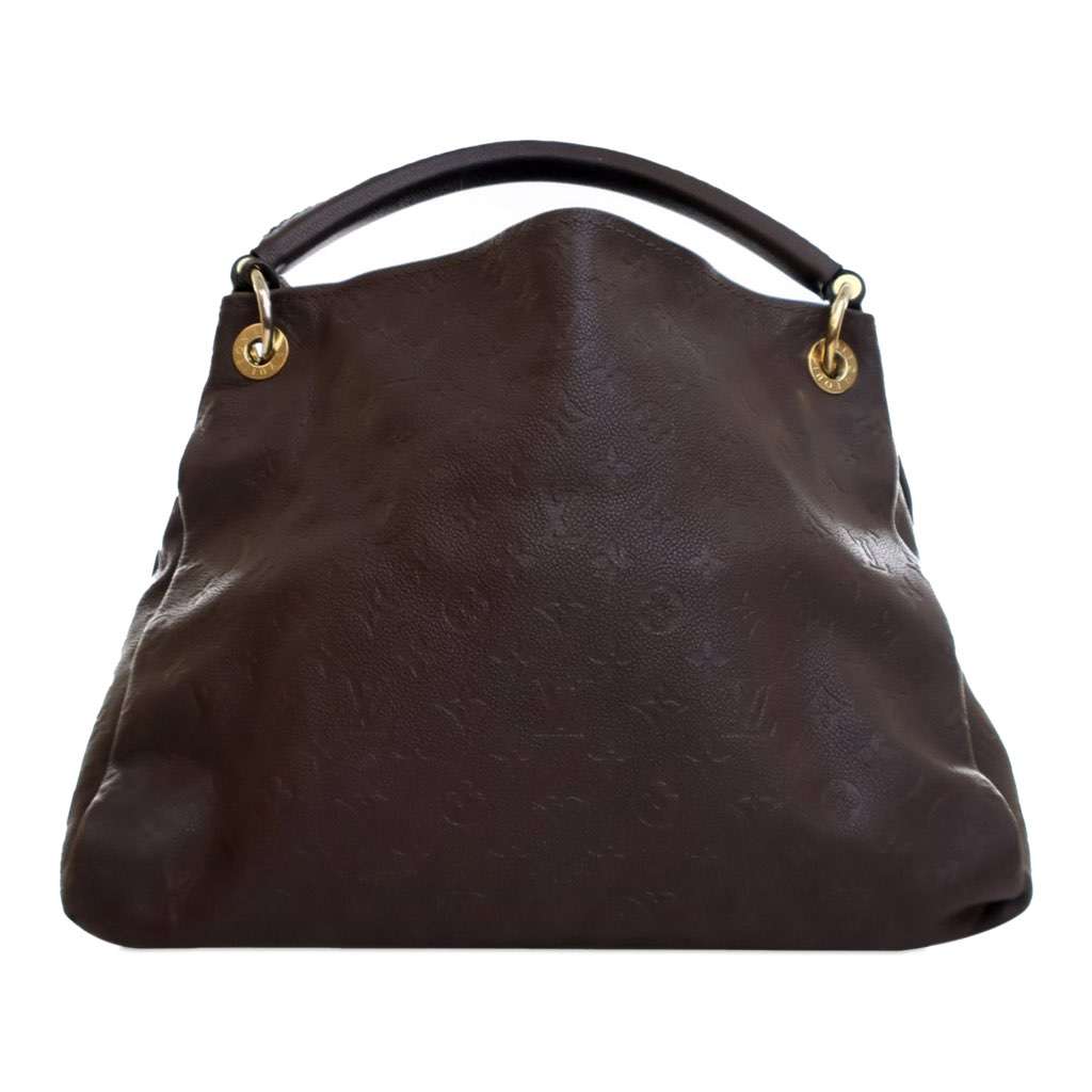 Louis Vuitton Monogram Empreinte Artsy MM Brown Leather Good - Inside View