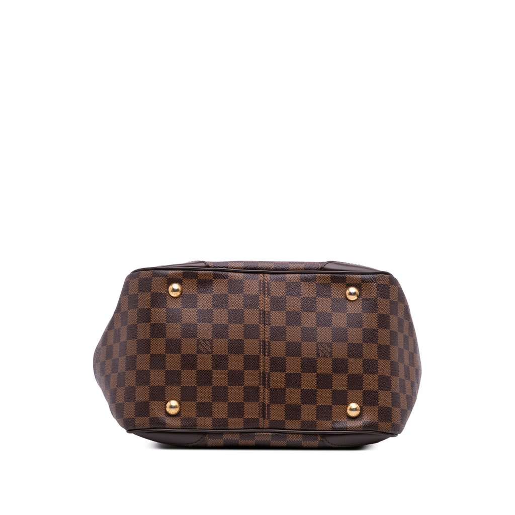 Louis Vuitton Damier Ebene Verona MM Brown Canvas Good - Inside View
