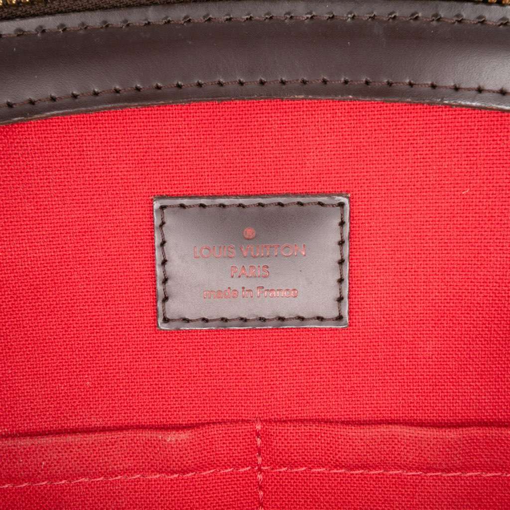 Louis Vuitton Damier Ebene Verona MM Brown Canvas Good - Box View