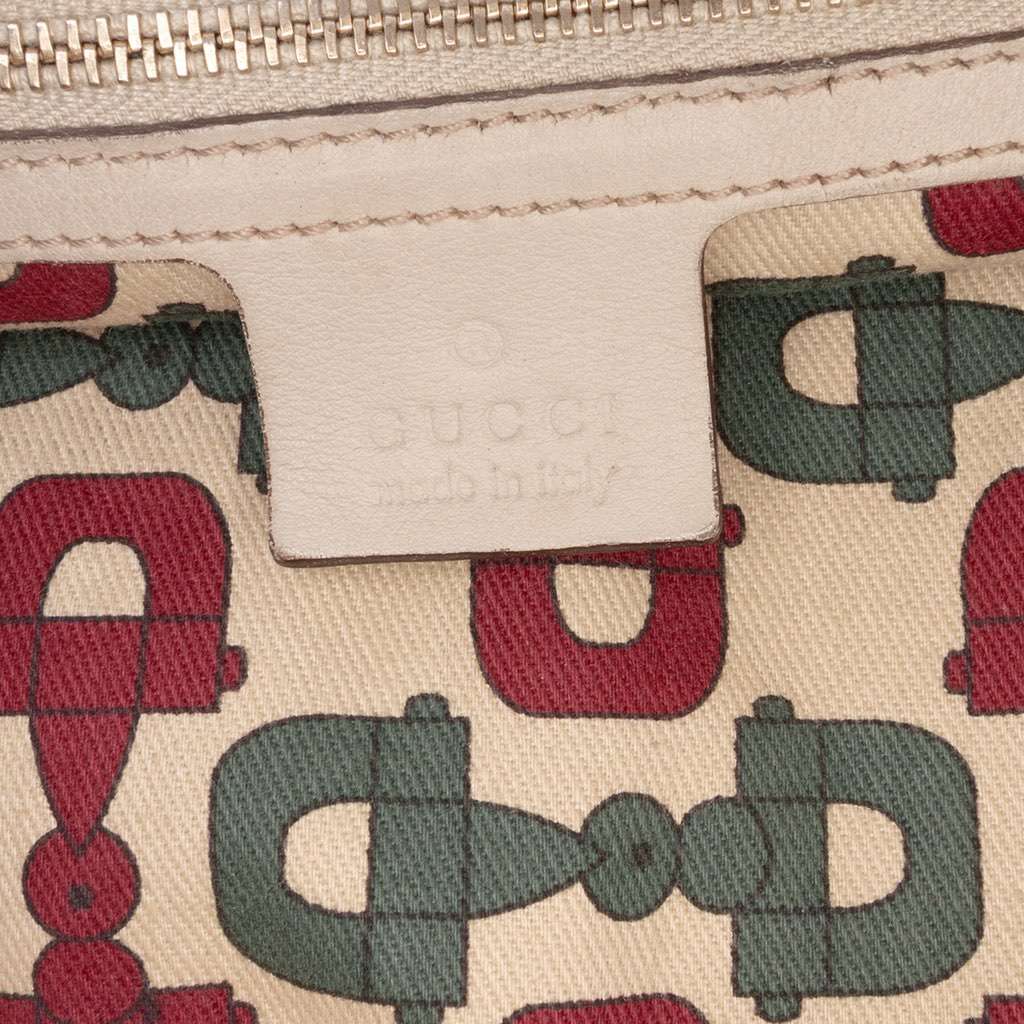 Gucci Guccissima Horsebit Hobo Brown Leather Good - Box View