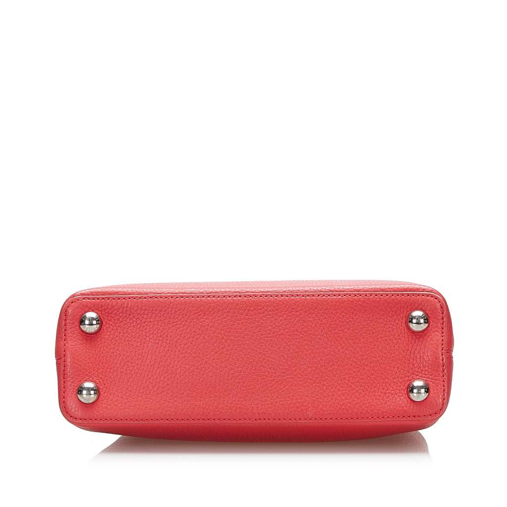 Louis Vuitton Taurillon Capucines BB Red Leather Very good condition - Model View