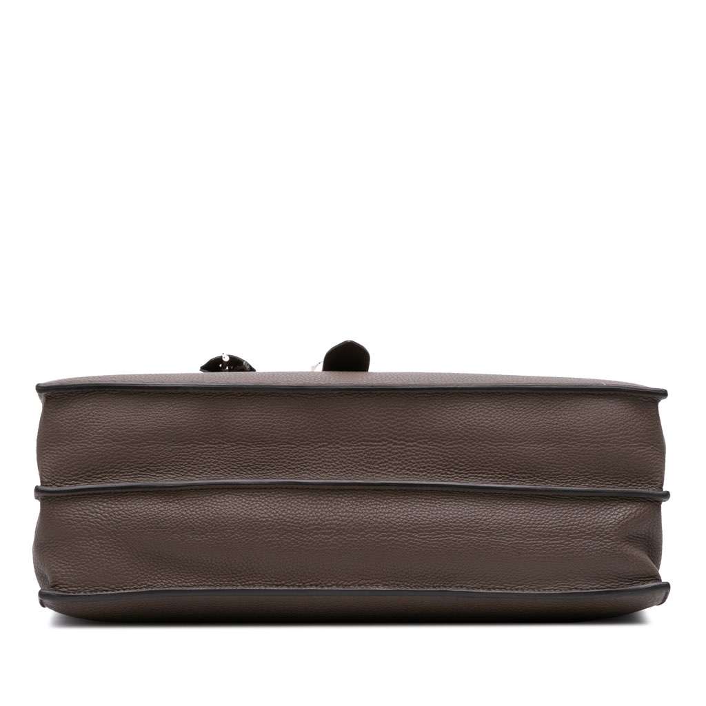 Hermès Togo Sac A Depeches 38 Brown Leather Good condition - Inside View