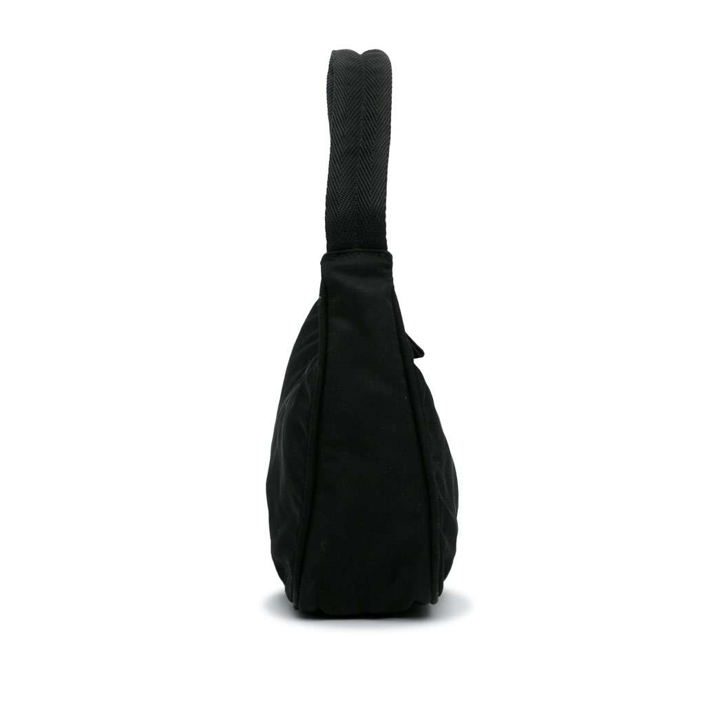 Prada Mini Tessuto Re Edition 2000 Shoulder Bag Black Good - Inside View