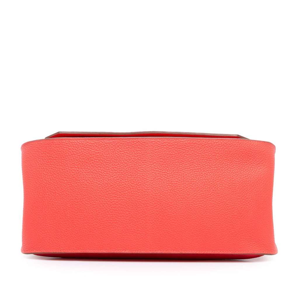 Hermès Taurillon Clemence Jypsiere 34 Red Leather Good condition - Inside View